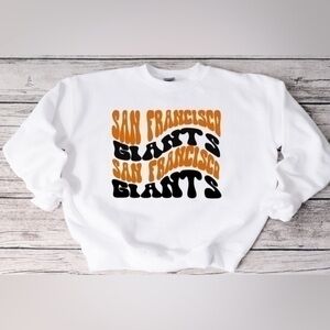 San Francisco Giants Wavy Crewneck